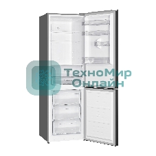 Холодильник Willmark RFN-487DIGT графитовый двухкамерный 253/90л морозилка снизу Total No frost