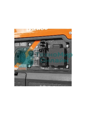 Генератор Daewoo GDA 1400i 1.2 кВт