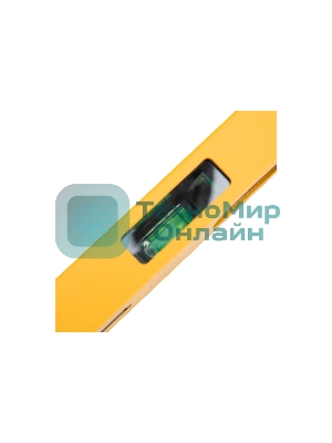 Уровень алюминиевый Denzel магнит., фрезерованный, 3 глазка (1 зеркал.), 0,5 мм/м, 400 мм