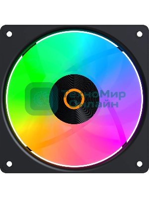 Вентилятор для корпуса Ocypus Gaммa F12 Elite BK ARGB REVERSE BLADE 3 IN 1, 120x120x25мм, 4-PIN PWM, 600-1800 RPM, 26 DBA MAX, HYDRO BEARING