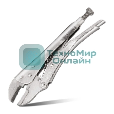 Зажимные клещи с прямыми губками Deli DL109010 220мм, рабочий ход 65мм, регулировочный винт