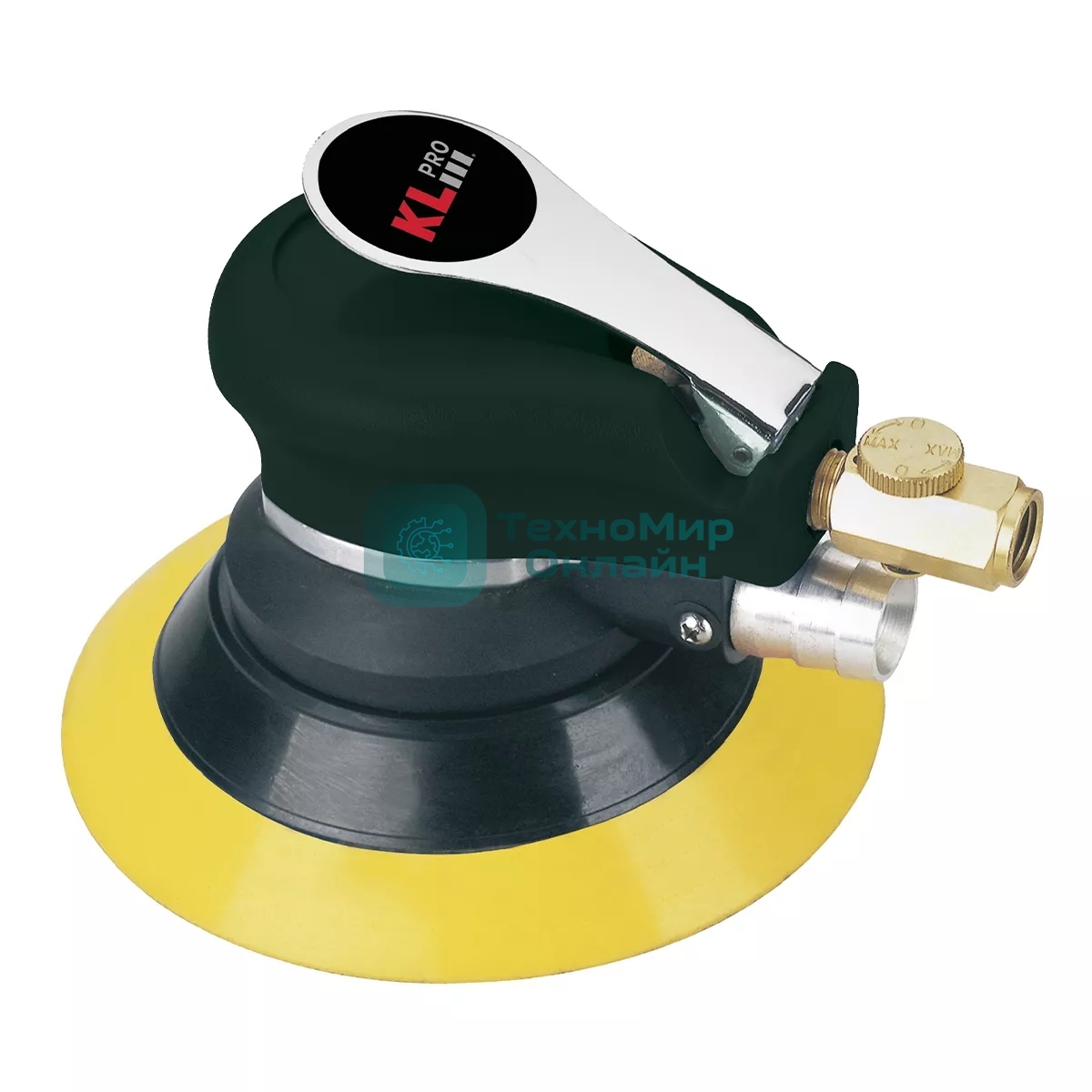 Профессиональная пневматическая орбитальная шлифмашина Klpro KLHA603V6 (150мм, 9000 об/мин, штуцер 1/4)