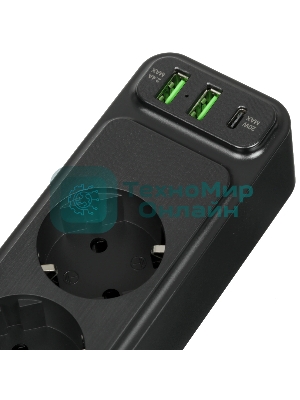 Сетевой фильтр Skyline USP-520 Black PD3.0