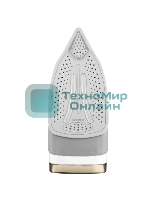 Утюг Eurostek EEI-2607 бежевый/белый, 2600 Вт, 45 гр/мин, 140 г/мин, 350 мл