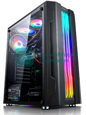 Компьютерный корпус ALSEYE Auro 3.0-B Mini-ITX/Micro ATX/ATX, USB 2.0*2+HD Audio+USB 3.0*1, 