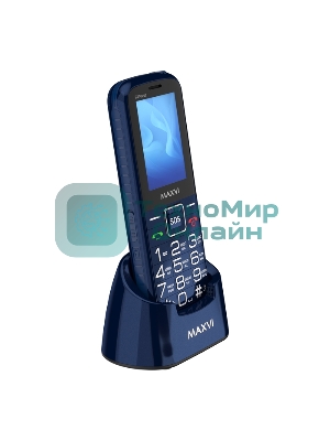 Мобильный телефон Maxvi B21ds up синий