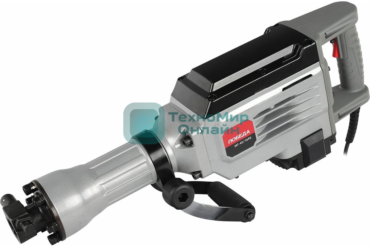 Отбойный молоток Победа MT-45/1690, 1690Вт, энергия удара 35 Дж, 1890уд./мин