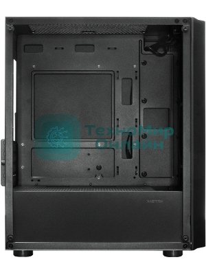 Компьютерный корпус XASTRA A402M 4FRGb Black mATX/Mesh/full-size TG/4x120мм FRGb fans/A402M-4FC12F-BK
