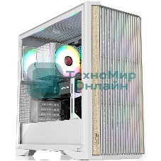 Компьютерный корпус без блока питания/Case Raijintek AGOS MAX-MS4, Midi-Tower, TG, 4x140мм ARGb, 2xUSB 3.0 + 1xUSB Type-C, E-ATX, ATX, mATX, mITX белый