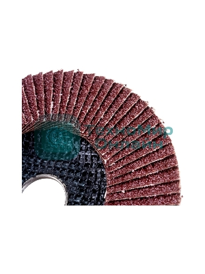 Круг лепестковый торцевой Kranz циркониевый, P40, 125х22,2мм INOX