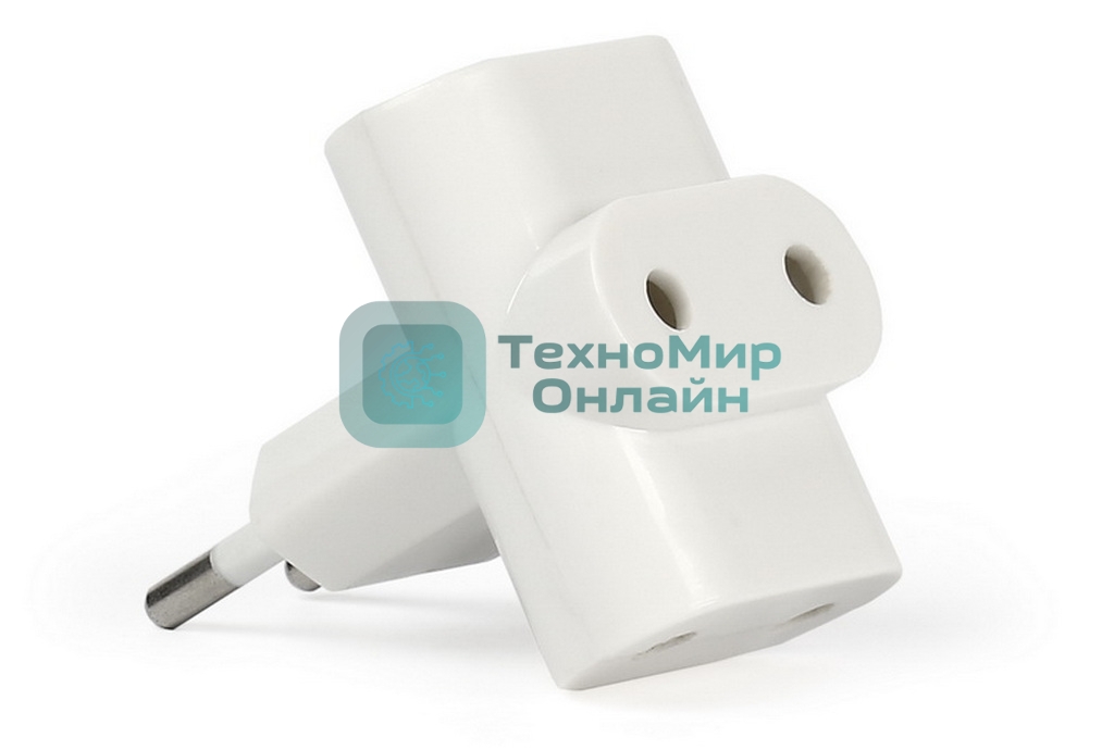 Разветвитель Smartbuy, 3 гнезда под плоскую вилку белый 6А 250B (SBE-06-A04-3)