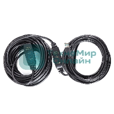 Кабель-адаптер USB3.0-repeater, удлинительный активный Am-->Af 15м QUST/qust