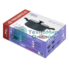 Кастрюля Maunfeld FRIDA MCS47FA02DG из кованого алюминия со стеклянной крышкой, 24 см, 4,7 л.