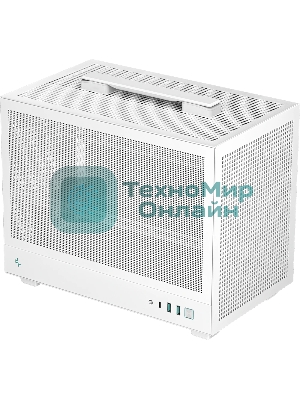 Компьютерный корпус Deepcool CH160 MESH WH без БП, белый, MINI-ITX