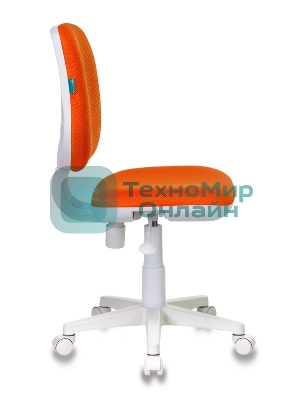Кресло детское Бюрократ CH-W213/TW-96-1 оранжевый TW-96-1 (пластик белый)
