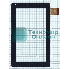 Сенсорное стекло (тачскрин) TM619-C-F (183x110 мм), черное