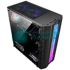 Компьютерный корпус ALSEYE Auro 3.0-B Mini-ITX/Micro ATX/ATX, USB 2.0*2+HD Audio+USB 3.0*1, 