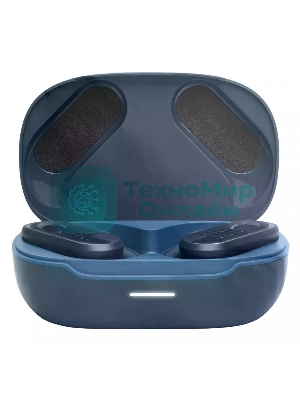 Наушники TWS JBL Endurance Peak 3 синий, внутриканальные с заушным креплением, Bluetooth, до 50 ч