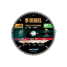Пильный диск по дереву Denzel ф305 х 32 мм, 80 зубьев