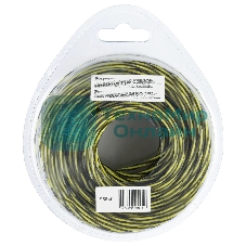 Леска для триммера Denzel двухкомпонентная витая квадратная, 2,0мм х 15м, блистер SkyCutter