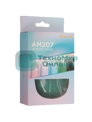 Мышь беспроводная AULA AM207 Green