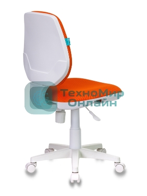 Кресло детское Бюрократ CH-W213/TW-96-1 оранжевый TW-96-1 (пластик белый)