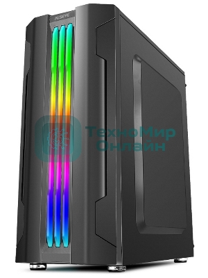 Компьютерный корпус ALSEYE Auro 3.0-B Mini-ITX/Micro ATX/ATX, USB 2.0*2+HD Audio+USB 3.0*1, 
