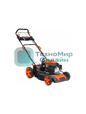  Газонокосилка бензиновая PATRIOT PT 47LS 512109014 {Раб. объем 139сс, мощн. 4.5л.с., раб. ширина 46см, регул. высоты 30-75мм прорезин. колеса 178-254мм, травосбор. 60л, функц. бок.выбр.тр.и мульчир}