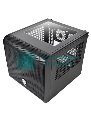 Компьютерный корпус Thermaltake Core V1 черный без БП miniITX 1x200мм 2xUSB 3.0 audio bott PSU