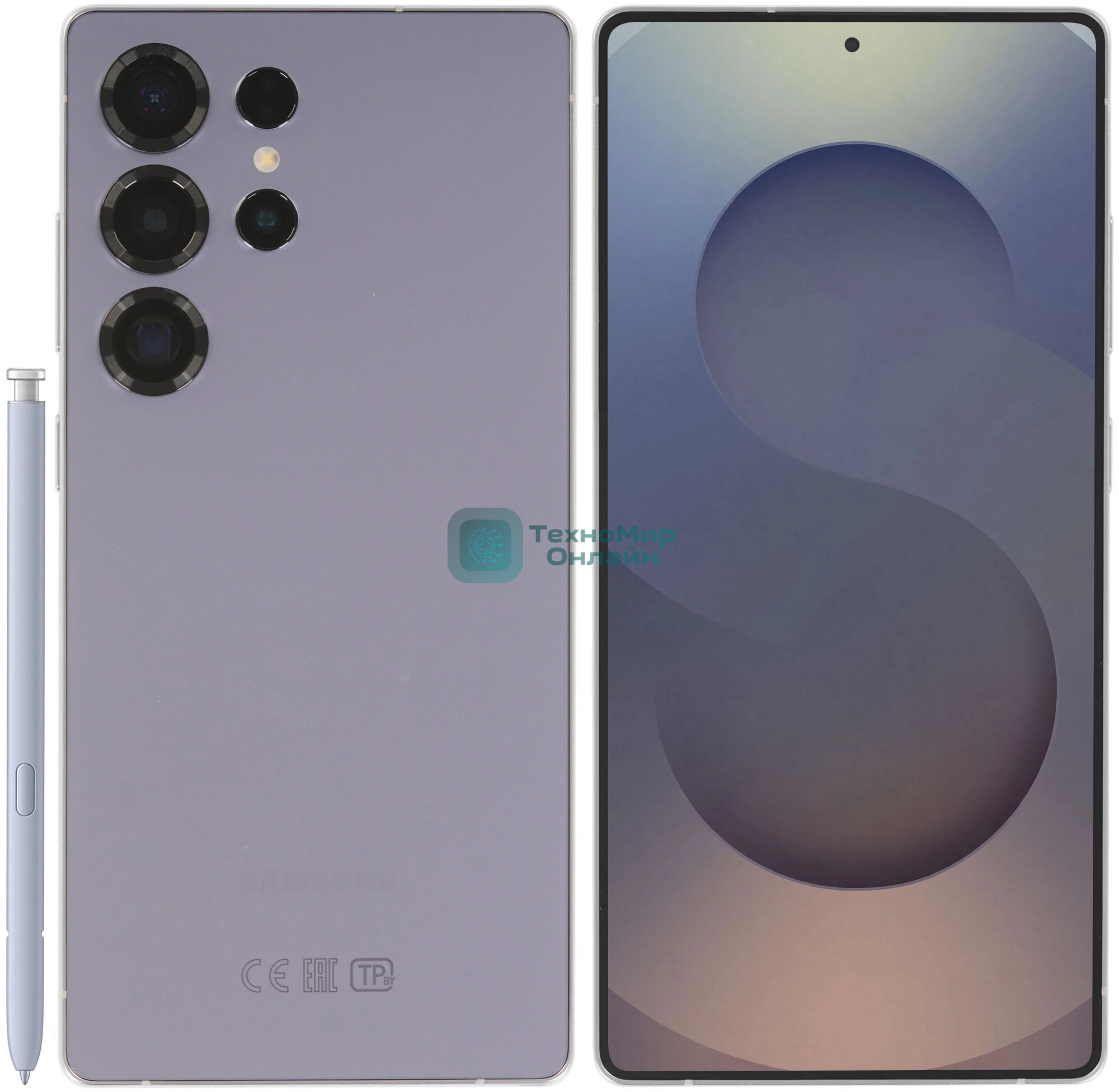 Смартфон Samsung Galaxy S25 Ultra 12/256Gb, синий титан