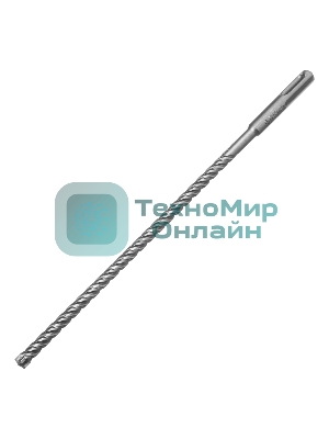 Бур по бетону Denzel цельная крестовая пластина, 8x265 мм, SDS PLUS