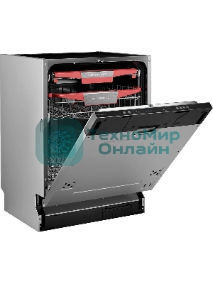 Встраиваемая посудомоечная машина Kuppersberg GLM 6081, черный, 59.8 см, 14 компл., 49 дБ, класс A+++