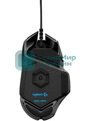 Мышь проводная Logitech G502 HERO черный, 25600 dpi, USB, кнопки - 11