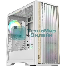 Компьютерный корпус без блока питания/Case Raijintek AGOS MAX-MS4, Midi-Tower, TG, 4x140мм ARGb, 2xUSB 3.0 + 1xUSB Type-C, E-ATX, ATX, mATX, mITX белый