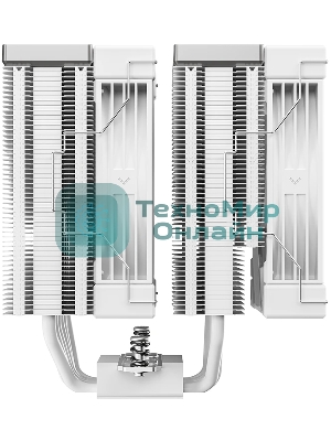 Кулер для процессора DEEPCOOL AK620 G2 WH LGA1851/1700/1200/115X/AM5/AM4 (8шт/кор, TDP 260W, PWM, DUAL Fan 120мм, 6 тепл. трубок, Copper Base, Wood-grain top cover, белый) RET (R-AK620G2-WHNNMN-GJD)