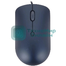 Мышь проводная Lenovo 540 синий, 2400 dpi, USB-C, кнопки - 4