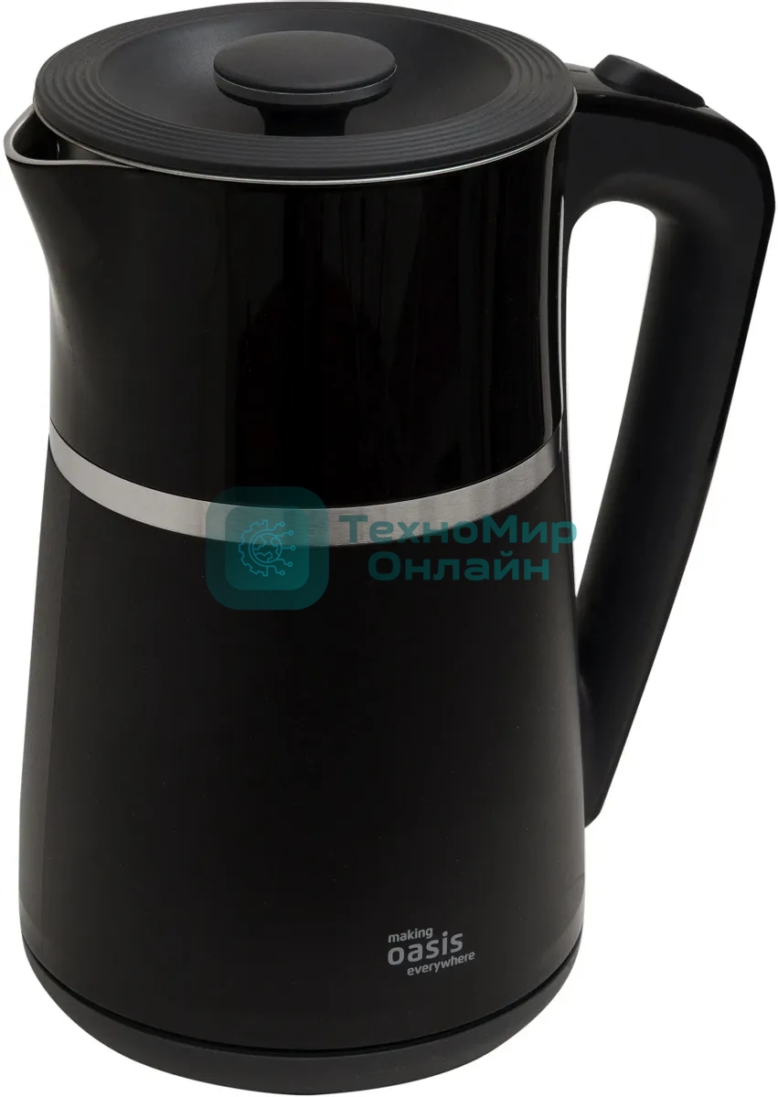 Чайник электрический Oasis K-4SPB черный 1.7 л 2200 Вт
