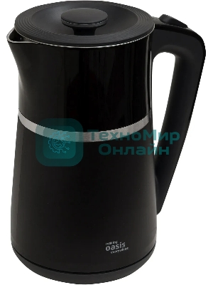Чайник электрический Oasis K-4SPB черный 1.7 л 2200 Вт