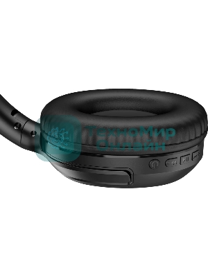 Беспроводные/проводные наушники Defender FreeMotion B1035 черный, накладные, Bluetooth + проводной, складная конструкция