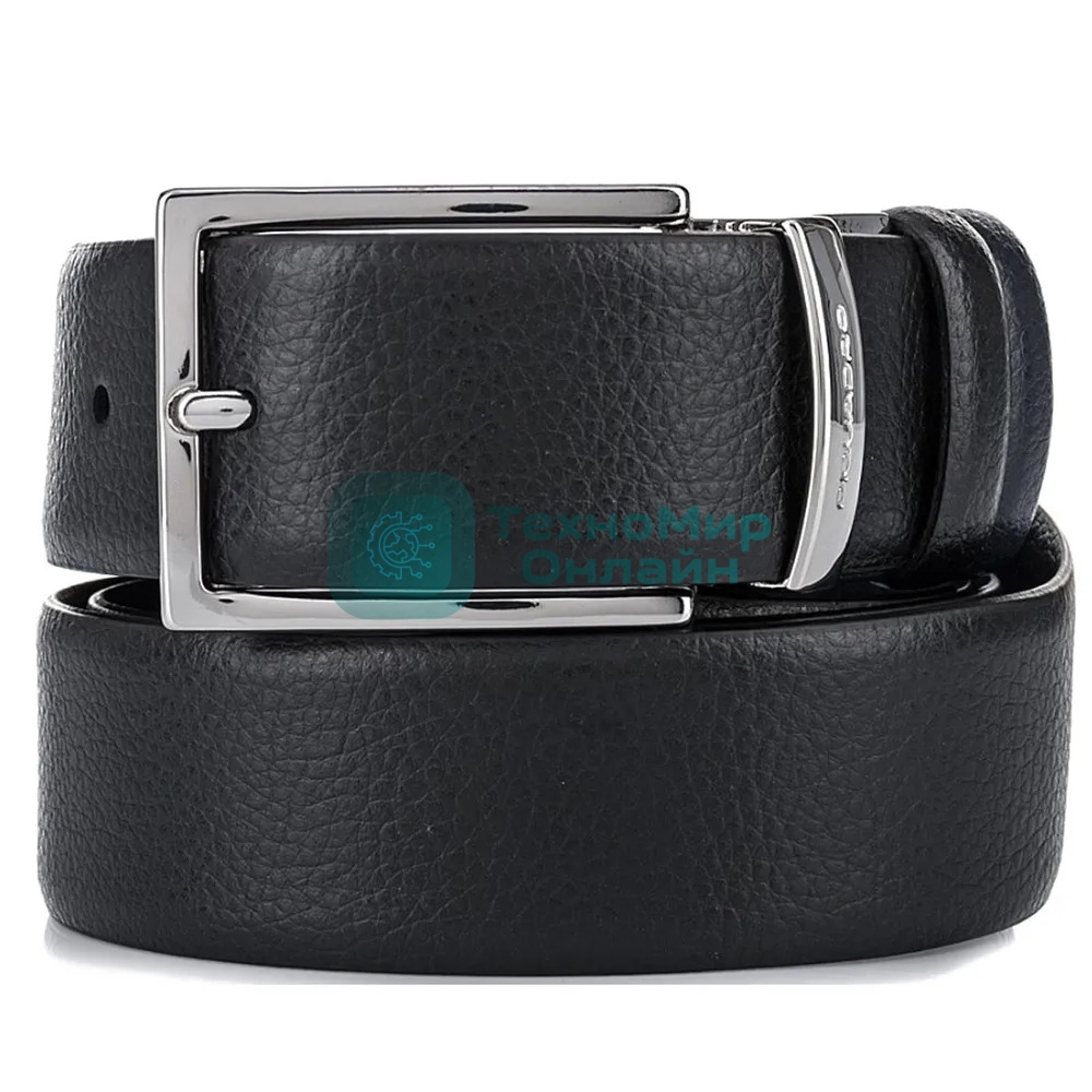 Ремень мужской Piquadro Modus CU4209MO/NBLU, черный/синий, натур.кожа