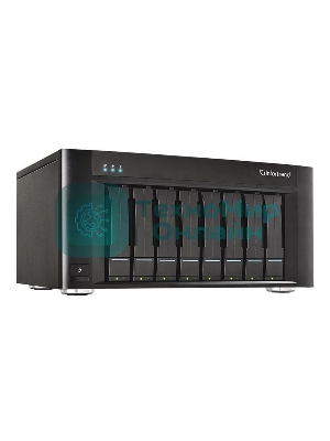 Система хранения данных Infortrend EonStor GSe Pro 100 8bay. Intel Atom 2.4GHz 4C CPU, 1x4Gb non-ECC, 4x1GbE(RJ45), 2x USB 2.0, 2x USB 3.0, 1x Host Board slot, 1xPSU and 8 drive trays (GSe Pro 108-C)