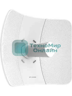 Наружный радиомост IP-COM iLBE-M5 большой дальности действия, 5 ГГц, до 433 Мбит/с, IP64, 1х23dbi, 1х100 Мбит/с, PoE
