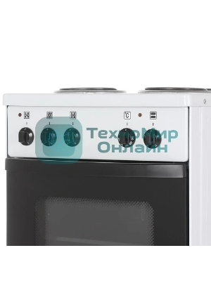 Плита электрическая Мечта 341Т белый, конфорок 3 электрических, духовка 49 л, 50 см x 85 см x 60 см