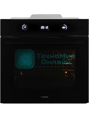 Духовой шкаф электрический Hyundai HEO 6752 BG черное стекло