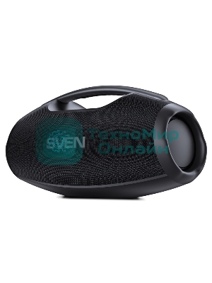 Портативная акустическая система SVEN PS-990, черный, 2.0, 2x90 Вт (RMS), IPx7, TWS, Bluetooth, USB, аккумулятор
