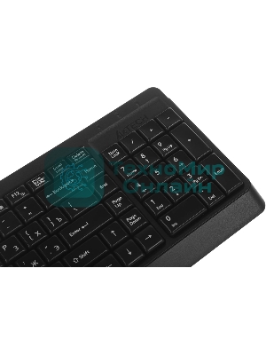 Комплект клавиатура+мышь A4Tech FStyler F1512 проводной, USB, 1200 DPI, черный