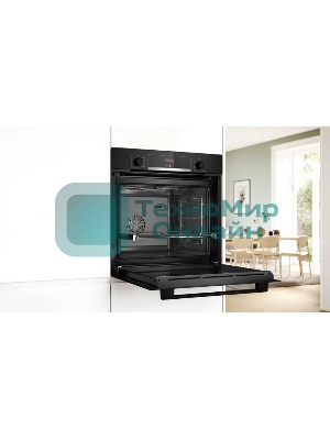 Духовой шкаф Bosch HBA534EB3 60 см, встраиваемый, электрический с конвекцией, объем 71 л