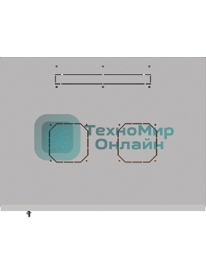 Шкаф коммутационный Suprlan (05-1060) настенный 6U 600x350 мм пер. дв. стекл направл. под закл. гайки 70 кг RAL 7035 285 мм 13.3 кг 360 мм
