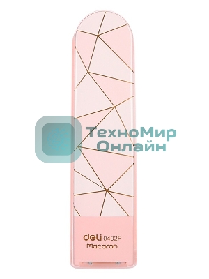 Степлер Deli E0402F Macaron 24/6 26/6 (25 листов), ассорти, закрытый/открытый, коробка