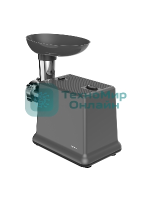 Мясорубка электрическая CENTEK CT-1626 черный, 2000 Вт, 2.0 кг/мин, реверс, защита от перегрузки, насадки - 6